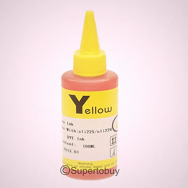 100ML Yellow Refill INK Bottles For CANON PRO 9000 MARK II CISS CIS
