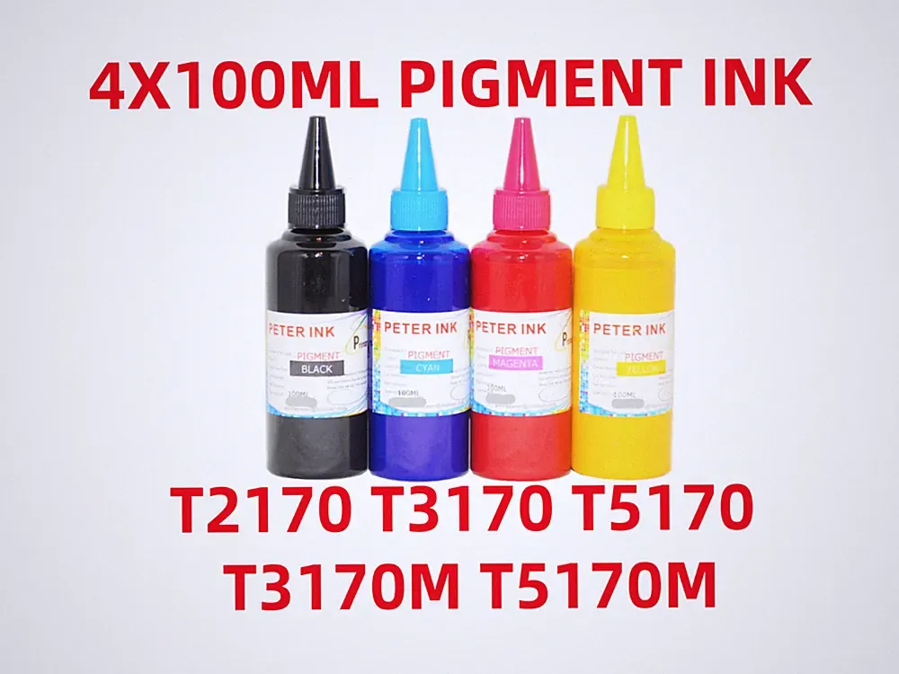 4X100ML Premium Pigment ink SureColor T2170 T3170 T5170 T3170M T5170M T40V T40W