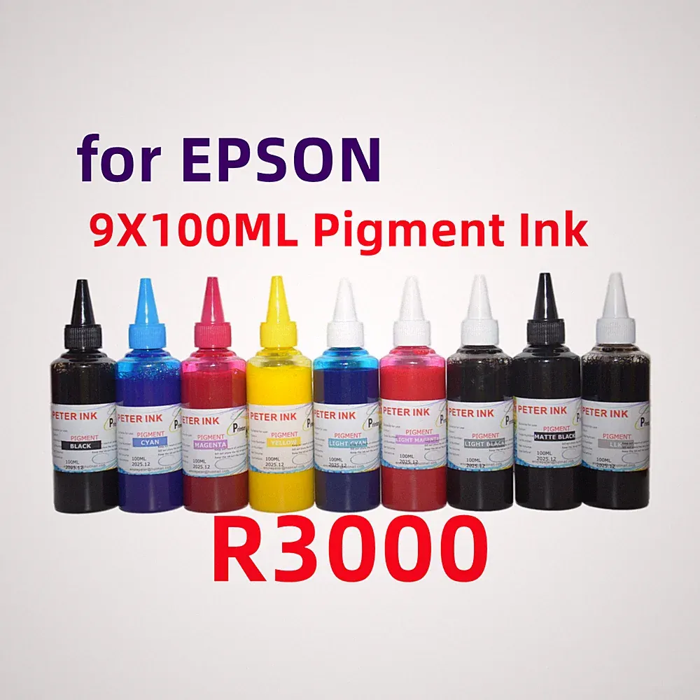 9X100ML Premium Pigment refill ink for Stylus Photo R3000 Printer T157
