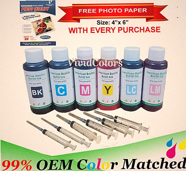 CISS CIS 6X100ML dye refill Ink alternative (non-OEM) for XP-8700 Printer