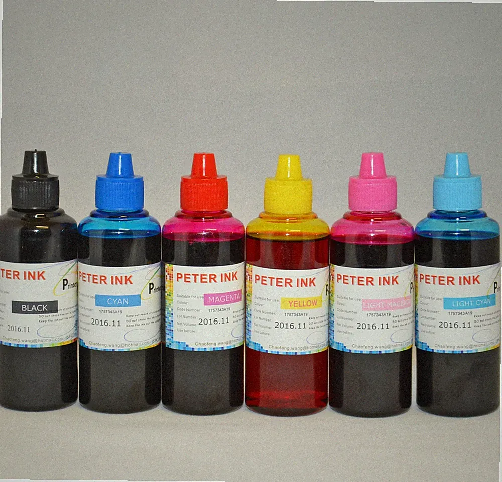 6X100ML Premium Dye refill Ink for XP-980 279 T279 Cartridge CISS CIS