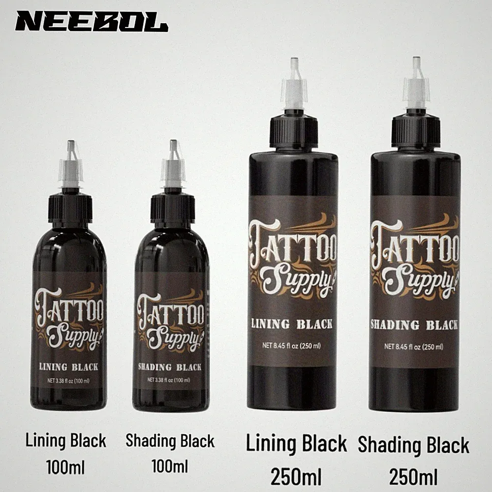 Tattoo Ink 100ML/ 250ML Tattoo Ink Single Naked Bottle Pigment Tattoo Ink